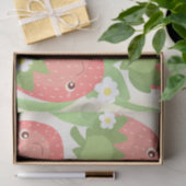 Cute Strawberry Garden  Seidenpapier (Geschenk)