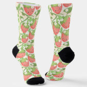Cute Strawberry Garden Socken (Gewinkelt)