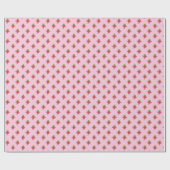 Cute Strawberry Kawaii Berry Sweet Geschenkpapier (Flach)