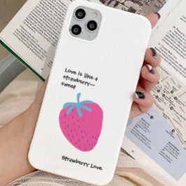 Cute Strawberry Love – Valentine’s Day  iPhone 15 Pro Hülle