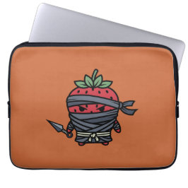 Cute Strawberry Ninja Assassin Japanese Pop Art Laptopschutzhülle