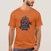 Cute Strawberry Ninja Assassin Japanese Pop Art T-Shirt (Vorderseite)