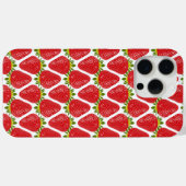 Cute Strawberry Pattern Aesthetic  Case-Mate iPhone Hülle (Rückseite (Horizontal))