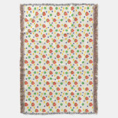 Cute Strawberry Pattern Decke (Vorderseite Vertikal)