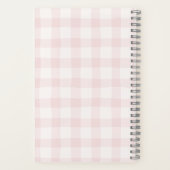 Cute Strawberry Personalized Journal Notizblock (Rückseite)