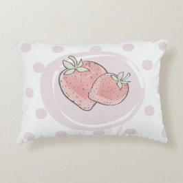 Cute Strawberry  Pillow Dekokissen