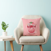 Cute Strawberry Throw Pillow – Kawaii Design Kissen (Stuhl )