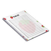 Cute Strawberry To-Do List Notepad Notizblock (Rechte Seite)