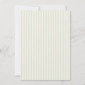 Cute Stripes Scallops Border Grad Announcement Einladung (Rückseite)