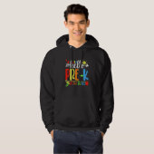 Cute Student Teacher Hello Pre K First Day Of Scho Hoodie (Vorne ganz)