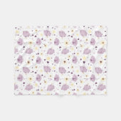 Cute Stylized Sheep Baby Fleece Blanket (Vorderseite (Horizontal))