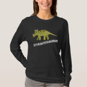 Cute Styracosaurus Dinosaur T-Shirt (Vorderseite)