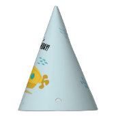 Cute Submarine Deep Sea Birthday Kids Photo Partyhütchen (Rechts)