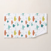 Cute Submarine Nautical Deep Sea Fish Kids Badhandtuch Set (Handtuch)