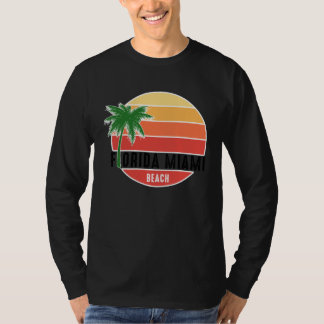 Cute Summer Beach Vacation Tees  Florida Miami Bea