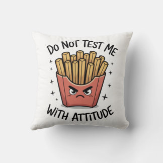 Cute Summer Cat Pillow – Too Hot To Care Funny Rel Kissen