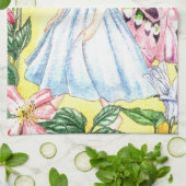 Cute Summer Fairy Kitchen Towel Geschirrtuch (Gefaltet)