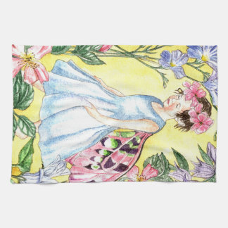 Cute Summer Fairy Kitchen Towel Geschirrtuch