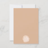 Cute summer ocean little pearl baby shower dankeskarte (Rückseite)