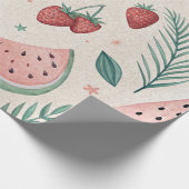 Cute summery wrapping paper geschenkpapier (Ecke)