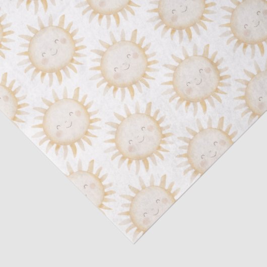 Cute Sun background Seidenpapier (Detail)