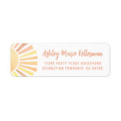 Cute Sun Return Address (Vorne)