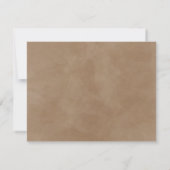 Cute Sunflower Bee Baby Shower Dankeskarte (Rückseite)