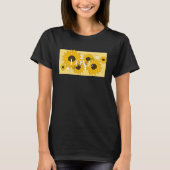Cute Sunflower Saying Love T-Shirt (Vorderseite)