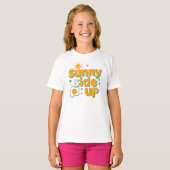 Cute "Sunny Side Up" Positive Pun T-Shirt (Vorne ganz)