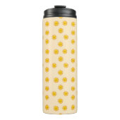 Cute Suns Pattern – Whimsical Sunny Sky Design Thermosbecher (Vorderseite)