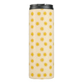 Cute Suns Pattern – Whimsical Sunny Sky Design Thermosbecher (Rückseite)