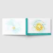 Cute Sunshine Here Comes the Son Baby Shower Gästebuch (Voll)
