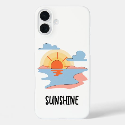 cute sunshine phone case (Rückseite)