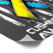 Cute Support Disease s Squad Awareness Cushing Poster (Ecke)