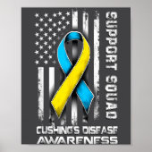 Cute Support Disease s Squad Awareness Cushing Poster (Vorne)