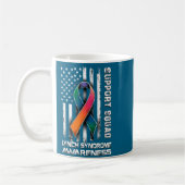 Cute Support Lynch Syndrome Squad Awareness Kaffeetasse (Links)