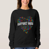 Cute Support Squad Appreciation Week back to schoo Sweatshirt (Vorderseite)