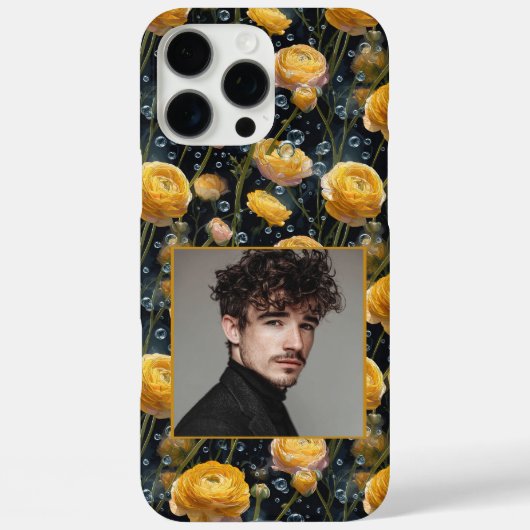 Cute Surprise Birthday Ranunculus Floral Custom  Case-Mate iPhone Hülle (Rückseite)