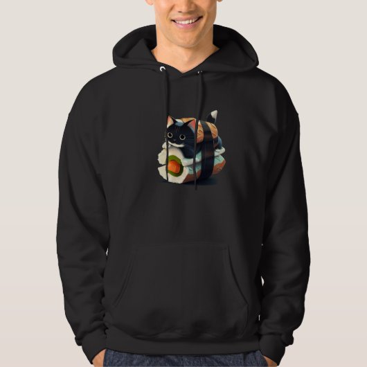 Cute Sushi Cat Hoodie (Vorderseite)