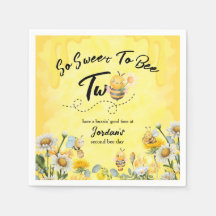 Cute Sweet To Bee Two Wildflower 1st birthday