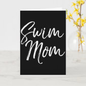 Cute Swimming Mom Mother's Day Gift For Swimmers S Karte (Gelbe Blume)