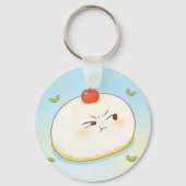 Cute Tamago Tofu Keychain Schlüsselanhänger (Vorderseite)