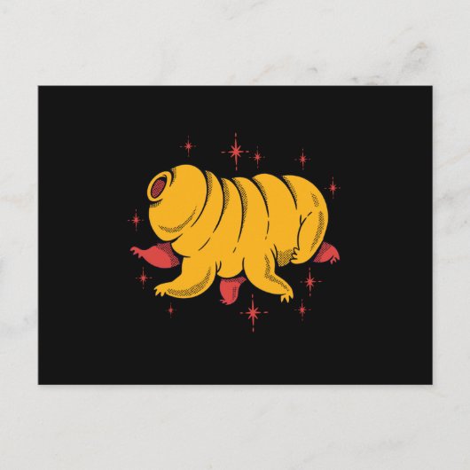 Cute tardigrade postkarte (Vorderseite)