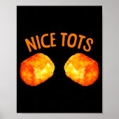 Cute Tater Tots Design For Men Women Kids Tater To Poster (Vorne)