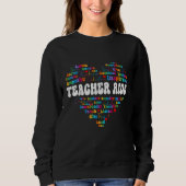 Cute Teacher Aide Appreciation Week back to school Sweatshirt (Vorderseite)