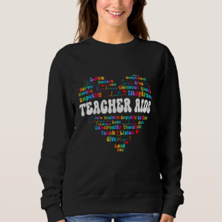 Cute Teacher Aide Appreciation Week back to school Sweatshirt