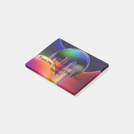 Cute Teacher Post-it Notes | Personalized Classroo Post-it Klebezettel (angewinkelt)