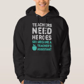 Cute Teacher's Assistant  Teaching Assistant Hoodie (Vorderseite)