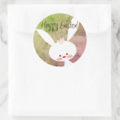 Cute teal bunny happy Easter stickers (Tasche)