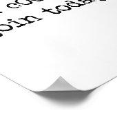 Cute Team C00lkidd Join Today Funny Quote Poster (Ecke)